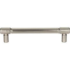 Regent's Park Clarence 5-1/16" (128mm) Center to Center, 6-1/16" Overall Length, Brushed Satin Nickel Cabinet Hardware Pull / Handle