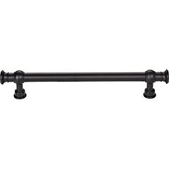 Regent's Park Collection Ormonde Pull 6-5/16" (160mm) Center to Center, 8" Length, Flat Black Cabinet Hardware Pull / Handle
