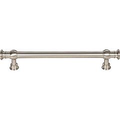 Regent's Park Collection Ormonde Pull 6-5/16" (160mm) Center to Center, 8" Length, Brushed Satin Nickel Cabinet Hardware Pull / Handle