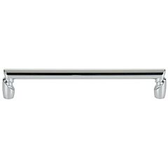 Top Knobs Florham 6-5/16 Inch (160mm) Center to Center, Overall Length 6-13/16 Inch Polished Chrome Cabinet Pull/Handle