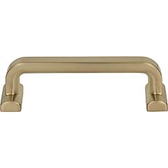 Morris Collection Harrison Pull 3-3/4" (96mm) Center to Center, 4-5/16" Length, Honey Bronze Cabinet Hardware Pull / Handle