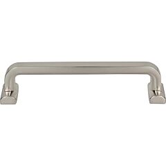 Morris Collection Harrison Pull 5-1/16" (128mm) Center to Center, 5-5/8" Length, Brushed Satin Nickel Cabinet Hardware Pull / Handle