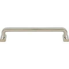 Morris Collection Harrison Pull 6-5/16" (160mm) Center to Center, 6-7/8" Length, Polished Nickel Cabinet Hardware Pull / Handle