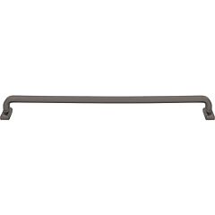 Morris Collection Harrison Pull 12" (305mm) Center to Center, 12-9/16" Length, Ash Gray Cabinet Hardware Pull / Handle