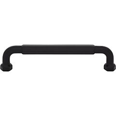 Coddington Collection Dustin Pull 5-1/16" (128mm) Center to Center, 5-5/8" Length, Flat Black Cabinet Hardware Pull / Handle