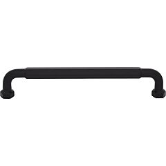 Coddington Collection Dustin Pull 6-5/16" (160mm) Center to Center, 7" Length, Flat Black Cabinet Hardware Pull / Handle