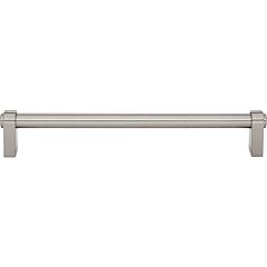 Coddington Collection Lawrence Pull 7-9/16" (192mm) Center to Center, 8-7/32" Length, Brushed Satin Nickel Cabinet Hardware Pull / Handle