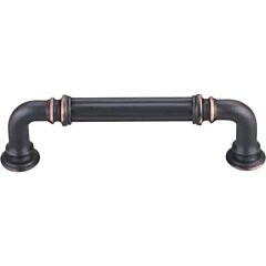 Top Knobs Reeded Pull Transitional Style 3-3/4 Inch (96mm) Center to Center, Overall Length 4-7/16" Umbrio Cabinet Hardware Pull / Handle 