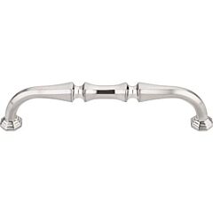 Top Knobs Chalet Pull Transitional Style 5-Inch (127mm) Center to Center, Overall Length 5-5/8" Brushed Satin Nickel Cabinet Hardware Pull / Handle 