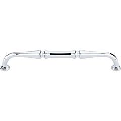 Top Knobs Chalet Pull Transitional Style 7-Inch (178mm) Center to Center, Overall Length 7-5/8" Polished Chrome Cabinet Hardware Pull / Handle 