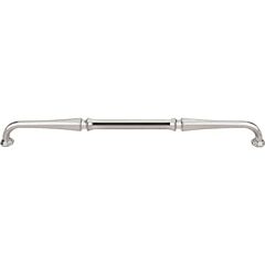 Top Knobs Chalet Pull Transitional Style 12- Inch (305mm) Center to Center, Overall Length 1- 5/8" Brushed Satin Nickel Cabinet Hardware Pull / Handle 