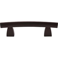 Top Knobs Arched Pull Contemporary Style 3-Inch (76mm) Center to Center, Overall Length 4-1/2" Oil Rubbed Bronze Cabinet Hardware Pull / Handle 