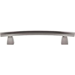 Top Knobs Arched Pull Contemporary Style 5-Inch (127mm) Center to Center, Overall Length 6-13/16" Brushed Satin Nickel Cabinet Hardware Pull / Handle 