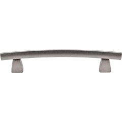 Top Knobs Arched Pull Contemporary Style 5-Inch (127mm) Center to Center, Overall Length 6-13/16" Pewter Antique Cabinet Hardware Pull / Handle 