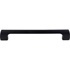 Top Knobs Holland Pull Contemporary,Transitional Style 6-5/16 Inch (160mm) Center to Center, Overall Length 7-Inch Flat Black Cabinet Hardware Pull / Handle 