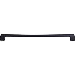 Top Knobs Holland Pull Contemporary,Transitional Style 12-Inch (305mm) Center to Center, Overall Length 1-3/4" Flat Black Cabinet Hardware Pull / Handle 