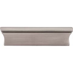 Top Knobs Glacier Pull Contemporary,Transitional Style 3-Inch (76mm) Center to Center, Overall Length 4-Inch Brushed Satin Nickel Cabinet Hardware Pull / Handle 