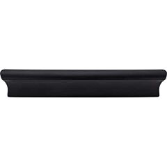 Top Knobs Glacier Pull Contemporary,Transitional Style 5-Inch (127mm) Center to Center, Overall Length 6-Inch Flat Black Cabinet Hardware Pull / Handle 
