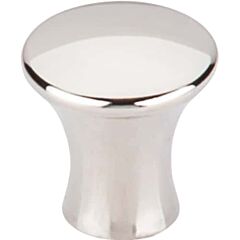 Top Knobs Oculus Round Knob Small Contemporary,Transitional Style Polished Nickel Knob, 7/8 Inch Diameter