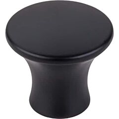 Top Knobs Oculus Round Knob Medium Contemporary,Transitional Style Flat Black Knob, 1-1/8 Inch Diameter