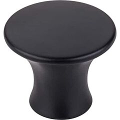 Top Knobs Oculus Round Knob Large Contemporary,Transitional Style Flat Black Knob, 1-5/16 Inch Diameter