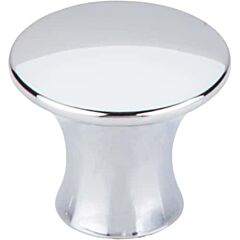 Top Knobs Oculus Round Knob Large Contemporary,Transitional Style Polished Chrome Knob, 1-5/16 Inch Diameter