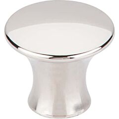 Top Knobs Oculus Round Knob Large Contemporary,Transitional Style Polished Nickel Knob, 1-5/16 Inch Diameter