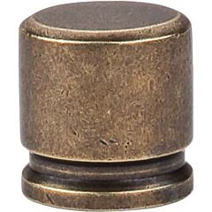 Top Knobs Oval Knob Medium Contemporary Style German Bronze Knob, 11/16 Inch Diameter 