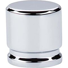 Top Knobs Oval Knob Medium Contemporary Style Polished Chrome Knob, 11/16 Inch Diameter 