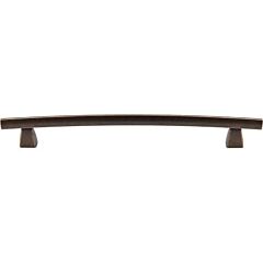 Top Knobs Arched Pull Contemporary Style 8-Inch (203mm) Center to Center, Overall Length 1-1/16" German Bronze Cabinet Hardware Pull / Handle 