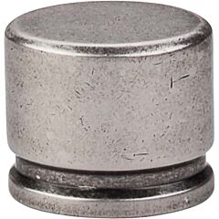 Top Knobs Oval Knob Large Contemporary Style Pewter Antique Knob, 7/8 Inch Diameter