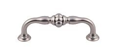 Top Knobs Allington Pull Contemporary,Transitional Style 3-3/4 Inch (96mm) Center to Center, Overall Length 4-1/2" Ash Gray Cabinet Hardware Pull / Handle 