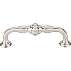 Top Knobs Allington Pull Contemporary,Transitional Style 3-3/4 Inch (96mm) Center to Center, Overall Length 4-1/2" Brushed Satin Nickel Cabinet Hardware Pull / Handle 