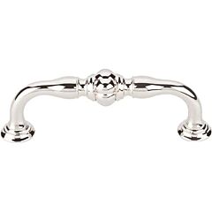 Top Knobs Allington Pull Contemporary,Transitional Style 3-3/4 Inch (96mm) Center to Center, Overall Length 4-1/2" Polished Nickel Cabinet Hardware Pull / Handle 