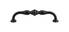 Top Knobs Allington Pull Contemporary,Transitional Style 5-1/16 Inch (128mm) Center to Center, Overall Length 5-3/4" Flat Black Cabinet Hardware Pull / Handle