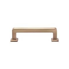 Top Knobs Ascendra Pull Contemporary Style 3-3/4 Inch (96mm) Center to Center, Overall Length 4-7/16" Honey Bronze Cabinet Hardware Pull / Handle