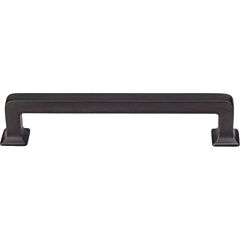 Top Knobs Ascendra Pull Contemporary Style 5-1/16 Inch (128mm) Center to Center, Overall Length 5-11/16" Sable Cabinet Hardware Pull / Handle 