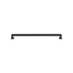 Top Knobs Ascendra Pull Contemporary Style 12 Inch (305mm) Center to Center, Overall Length 12-5/8" Flat Black Cabinet Hardware Pull / Handle