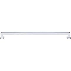 Top Knobs Ascendra Pull Contemporary Style 12- Inch (305mm) Center to Center, Overall Length 12- 5/8" Polished Chrome Cabinet Hardware Pull / Handle