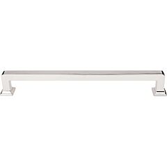 Top Knobs Ascendra Style 18 Inch (457mm) Center to Center, Overall Length 19 Inch Polished Nickel Appliance Pull / Handle