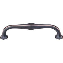 Top Knobs Spectrum Pull Contemporary Style 5-1/16 Inch (128mm) Center to Center, Overall Length 5-3/4" Umbrio Cabinet Hardware Pull / Handle 