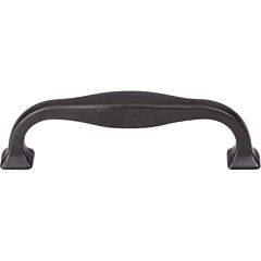 Top Knobs Contour Pull Contemporary Style 3-3/4 Inch (96mm) Center to Center, Overall Length 4-5/16" Sable Cabinet Hardware Pull / Handle 