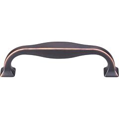 Top Knobs Contour Pull Contemporary Style 3-3/4 Inch (96mm) Center to Center, Overall Length 4-5/16" Umbrio Cabinet Hardware Pull / Handle 