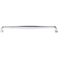 Top Knobs Contour Pull Contemporary Style 12-Inch (305mm) Center to Center, Overall Length 1-9/16" Polished Chrome Cabinet Hardware Pull / Handle 