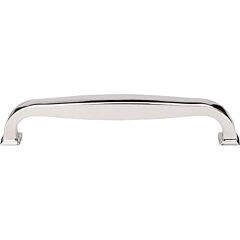 Top Knobs Contour Pull Contemporary Style 8" (203mm) Center to Center, Overall Length 8-11/16" Polished Nickel Appliance Pull / Handle
