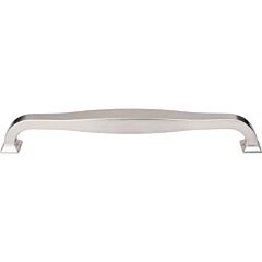 Top Knobs Contour Pull Contemporary Style 12" (305mm) Center to Center, Overall Length 12-15/16" Brushed Satin Nickel Appliance Pull / Handle
