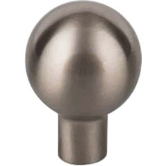 Top Knobs Brookline Knob Contemporary, Modern Style Brushed Satin Nickel Knob, 7/8 Inch Diameter