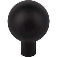 Top Knobs Brookline Knob Contemporary, Modern Style Flat Black Knob, 1-1/8 Inch Diameter