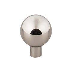 Top Knobs Brookline Knob Contemporary, Modern Style Polished Nickel Knob, 1-1/8 Inch Diameter