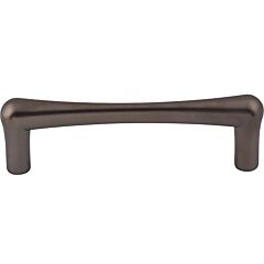 Top Knobs Barrington Collection 3-3/4" (96mm) Center to Center, Overall Length 4-5/16 Inch, Ash Gray Cabinet Pull/Handle